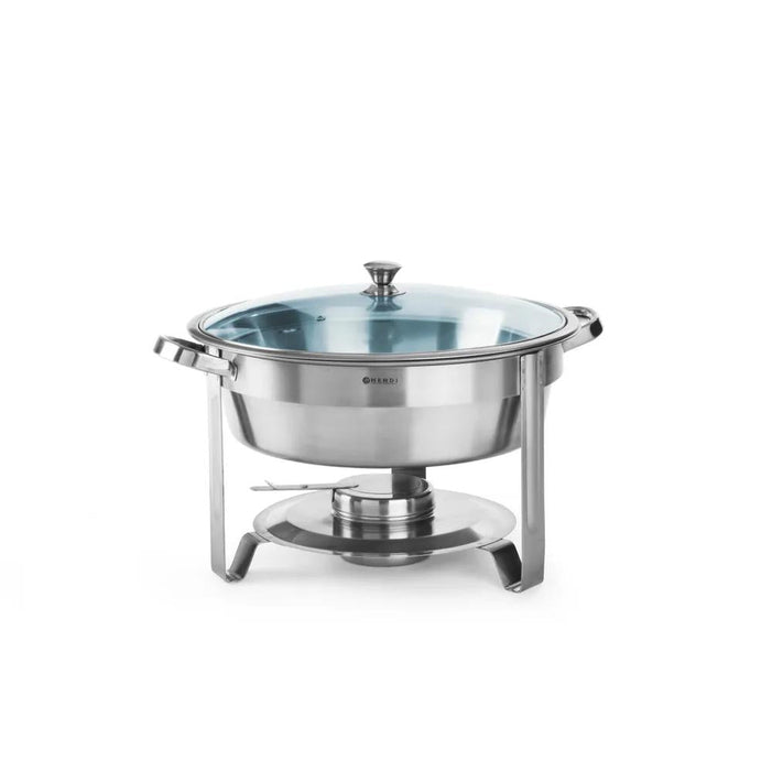 HENDI - HENDI Chafing Dish - rund, Kitchen Line, 3,5L, ø390x(H)270mm - GastroDeals