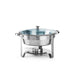 HENDI - HENDI Chafing Dish - rund, Kitchen Line, 3,5L, ø390x(H)270mm - GastroDeals