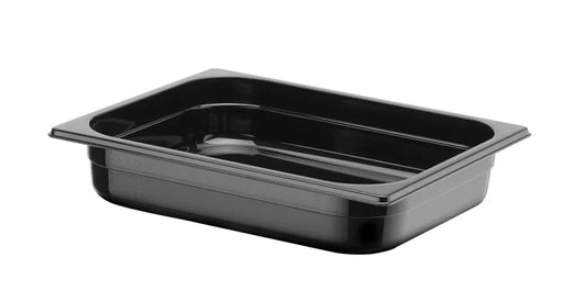 HENDI - HENDI Gastronorm - Behälter 1/2, Profi Line, GN 1/2, 4L, Schwarz, 325x265x(H)65mm - GastroDeals