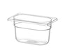 HENDI - HENDI Gastronorm - Behälter 1/9, Profi Line, GN 1/9, 1L, Transparent, 176x108x(H)100mm - GastroDeals