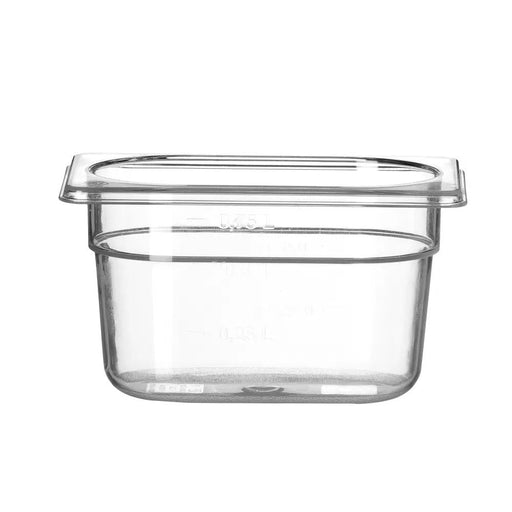 HENDI - HENDI Gastronorm - Behälter 1/9, Profi Line, GN 1/9, 1L, Transparent, 176x108x(H)100mm - GastroDeals