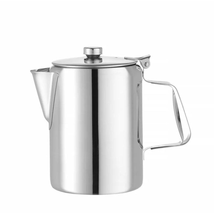 HENDI - HENDI Kaffee - /Teekanne mit Klappdeckel, 0,6L, ø97x(H)142mm - GastroDeals