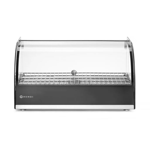 HENDI - HENDI Warmhaltevitrine einzeln, einzeln, Schwarz, 220 - 240V/800W, 556x376x(H)315mm - GastroDeals