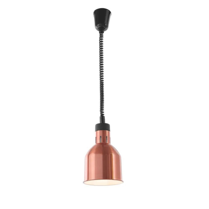 HENDI - Höhenverstellbare Wärmelampe - Zylinderförmig, Kupfer, 230V/250W, ø175x250 mm - HENDI - GastroDeals