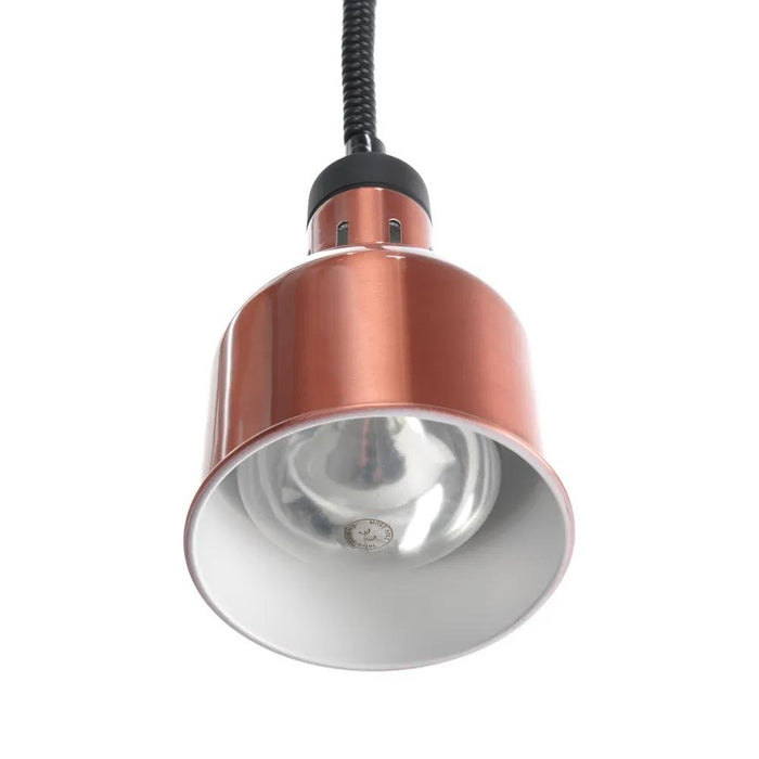 HENDI - Höhenverstellbare Wärmelampe - Zylinderförmig, Kupfer, 230V/250W, ø175x250 mm - HENDI - GastroDeals
