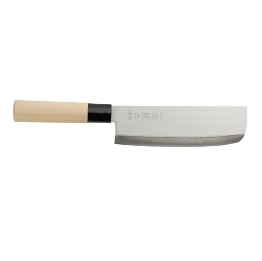 HENDI - Japanisches Messer Nakiri - Edelstahl, Schwarz, 290 mm - HENDI - GastroDeals