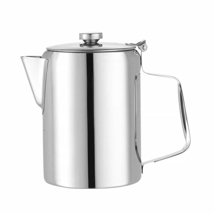 HENDI - Kaffee - /Teekanne mit Klappdeckel - 1,4L, Edelstahl, Geschirrspülergeeignet - HENDI - GastroDeals