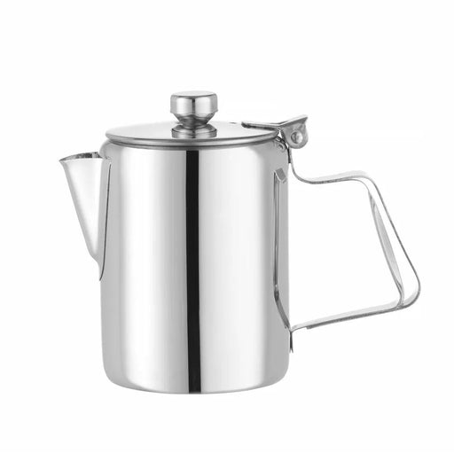 HENDI - Kaffee - /Teekanne mit Klappdeckel - Edelstahl, 0,3L, Geschirrspülergeeignet - HENDI - GastroDeals