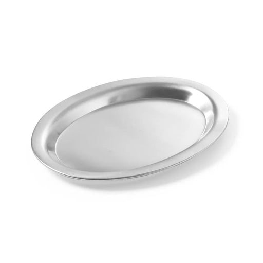 HENDI - Kaffeetablett - Oval, 200x140 mm, Edelstahl, Spülmaschinengeeignet - HENDI - GastroDeals