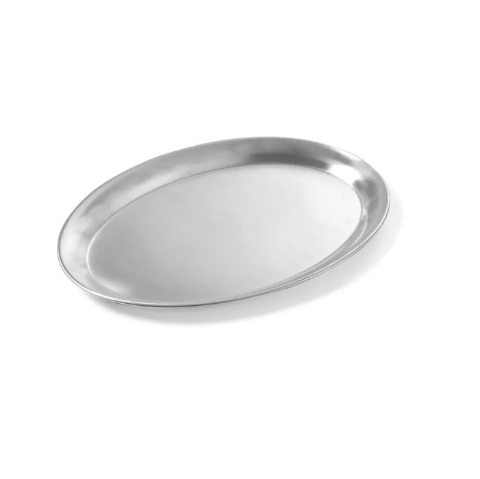 HENDI - Kaffeetablett - Oval, 265x195 mm, Edelstahl, Spülmaschinengeeignet - HENDI - GastroDeals