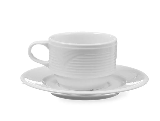 HENDI - Kaffeetasse - Porzellan, 0,17L, Ø79 mm, Weiß, Spülmaschinen - und Mikrowellengeeignet - HENDI - GastroDeals