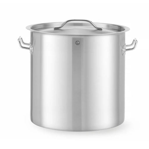 HENDI - Kochtopf mit Deckel - Budget Line, 25L, ⌀345x350 mm, Aluminium/Edelstahl - HENDI - GastroDeals