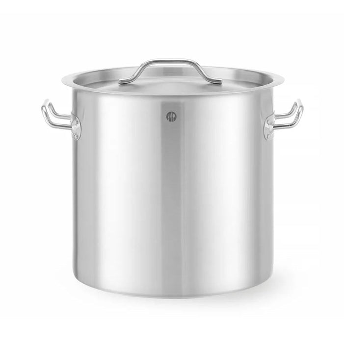 HENDI - Kochtopf mit Deckel, Budget Line - 36L, ⌀360x360 mm, Aluminium/Edelstahl - HENDI - GastroDeals