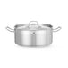 HENDI - Kochtopf, niedrig - mit Deckel, Profi Line, 7,5L, ⌀280x120 mm - HENDI - GastroDeals