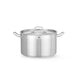 HENDI - Kochtopf Profi Line - mit Deckel, 10L, ⌀280x170 mm, Edelstahl - HENDI - GastroDeals