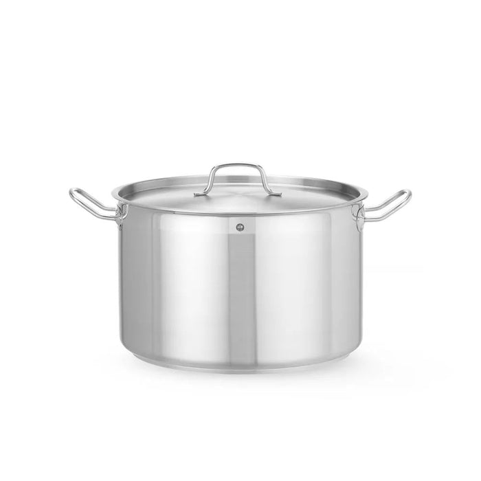 HENDI - Kochtopf Profi Line - mit Deckel, 23,5L, ⌀360x230 mm, Edelstahl - HENDI - GastroDeals