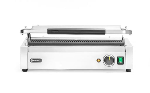 HENDI - Kontakt - Grill Panini XL - Gerillte Grillfläche, 230V/2700W, 548x464x231 mm - HENDI - GastroDeals