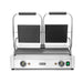 HENDI - Kontaktgrill Doppelversion - Halb Glatt, Halb Gerillt, 230V/3600W, 575x430x510 mm - HENDI - GastroDeals