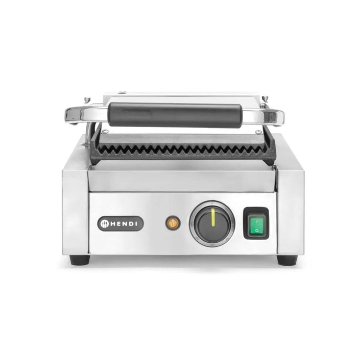 HENDI - Kontaktgrill - Einzelversion, oben und unten gerillt, 230V/1800W, 310x426x510 mm - HENDI - GastroDeals