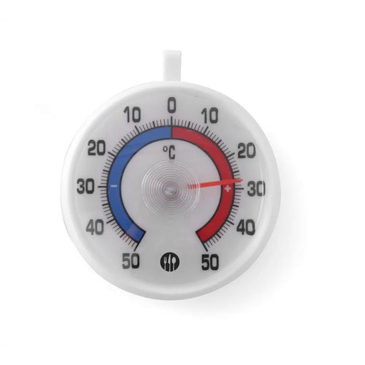 HENDI - Kühlschrankthermometer - ø72x21 mm, Temperaturbereich - 50ºC bis +50ºC, mit Aufhängehaken - HENDI - GastroDeals