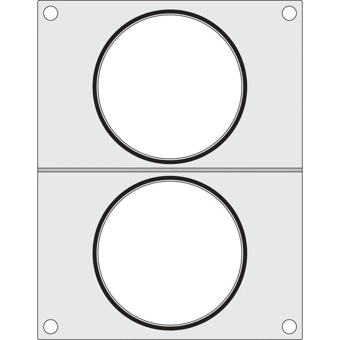 HENDI - Matrize für Versiegelungsmaschine - zwei runde Behälter (ø115 mm), Aluminium, Silikondichtung - HENDI - GastroDeals