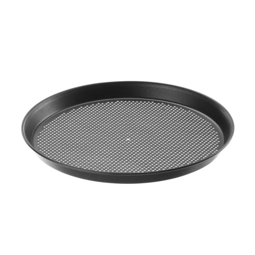 HENDI - Pizzablech perforiert - ⌀291x24 mm, Hitzebeständig, Kohlenstoffstahl - HENDI - GastroDeals