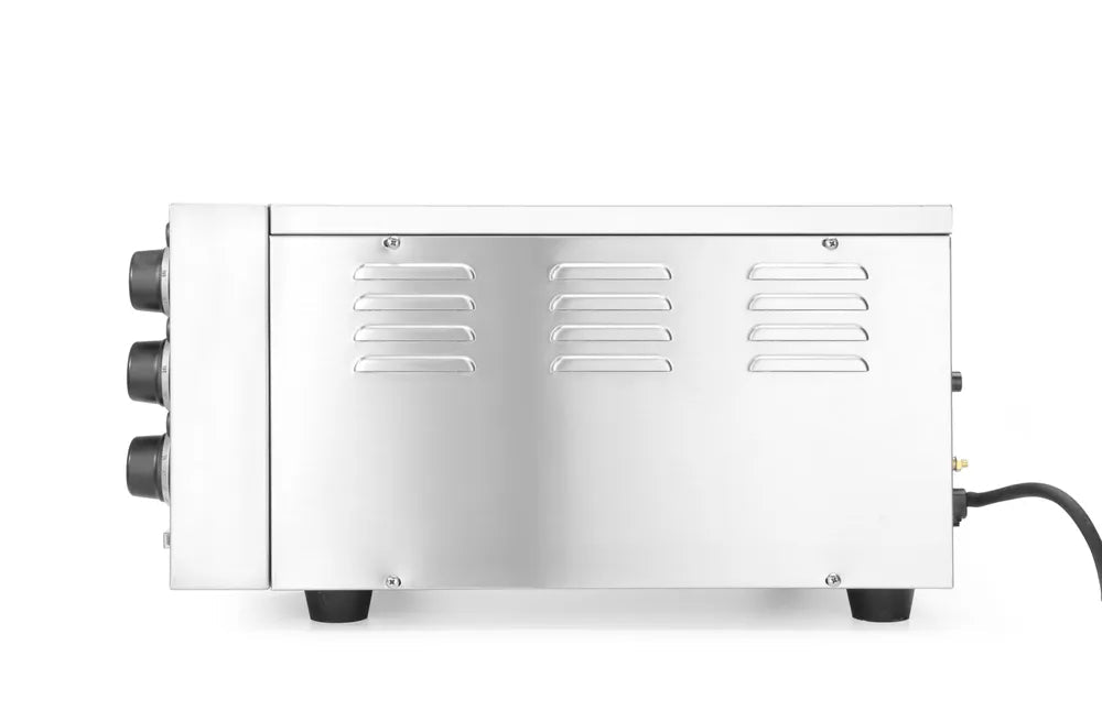 HENDI - Pizzaofen kompakt - Edelstahl, 230V/2000W, Silber, 580x560x275 mm - HENDI - GastroDeals