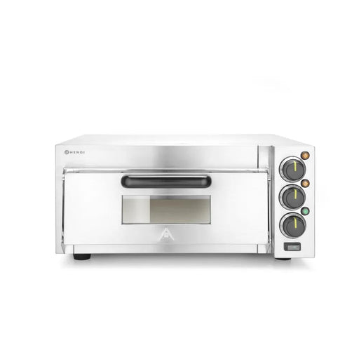 HENDI - Pizzaofen kompakt - Edelstahl, 230V/2000W, Silber, 580x560x275 mm - HENDI - GastroDeals