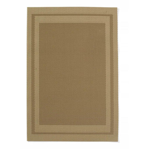 HENDI - Platzset - Beige, Rahmen, 450x300 mm, 6 Stk., Rutschfest - HENDI - GastroDeals