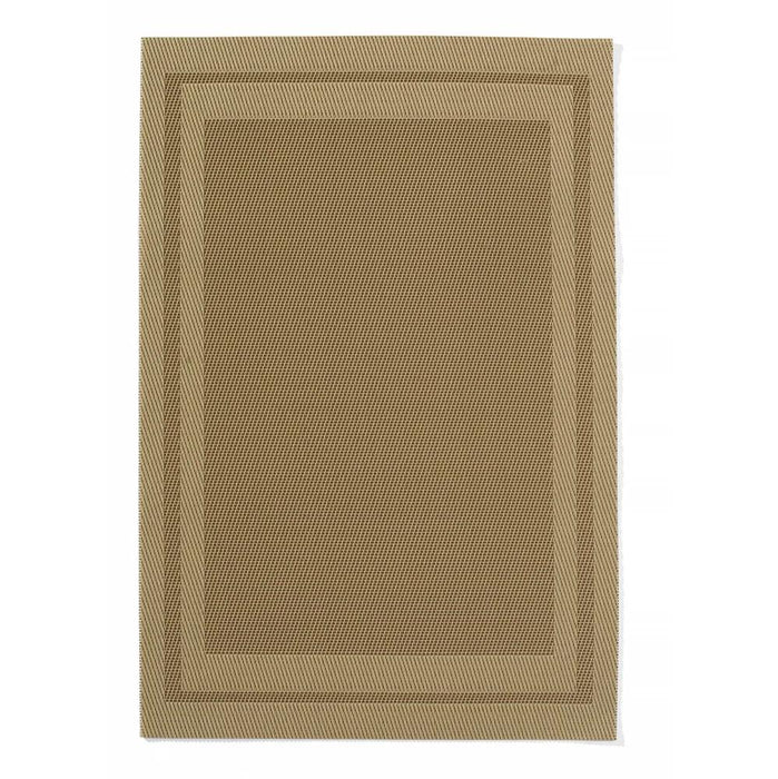 HENDI - Platzset - Beige, Rahmen, 450x300 mm, 6 Stk., Rutschfest - HENDI - GastroDeals