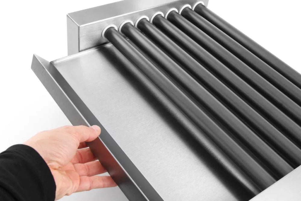 HENDI - Rollengrill - Eine Zone, 7 Rollen, 230V/740W, 525x365x176 mm, Edelstahl - HENDI - GastroDeals