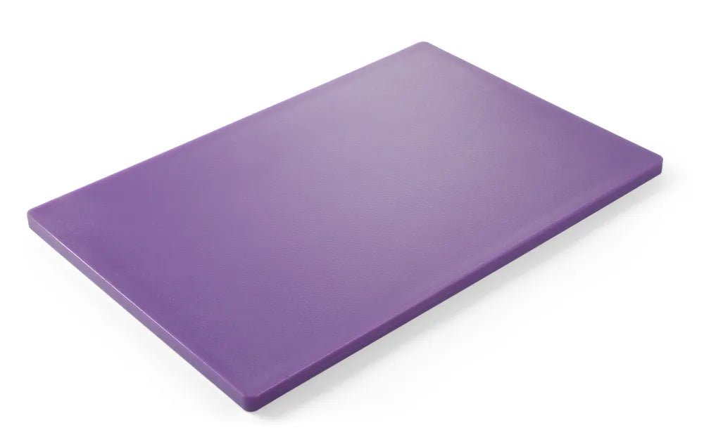 HENDI - Schneidbretter HACCP - HDPE, Violett, 600x400x18 mm, Spülmaschinengeeignet - HENDI - GastroDeals