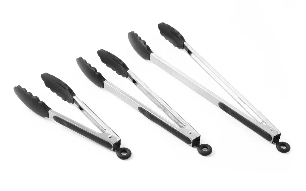 HENDI - Servierzange - Schwarz, 267 mm, Hitzebeständig, Soft - Grip - HENDI - GastroDeals