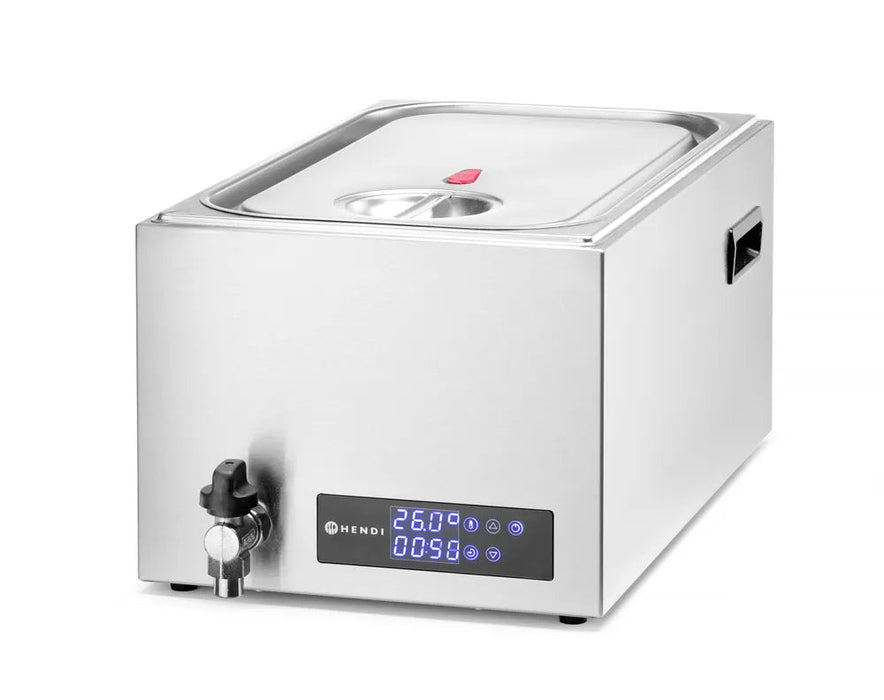 HENDI - Sous - Vide - Gerät GN 1/1 - 20L, 230V/600W, mit Tragegriffen und Ablasshahn - HENDI - GastroDeals