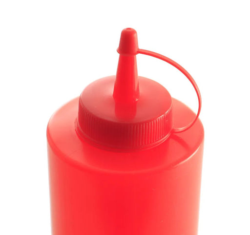 HENDI - Spenderflaschen - 0,2L, Rot, ø50x185 mm, Polyethylen - HENDI - GastroDeals