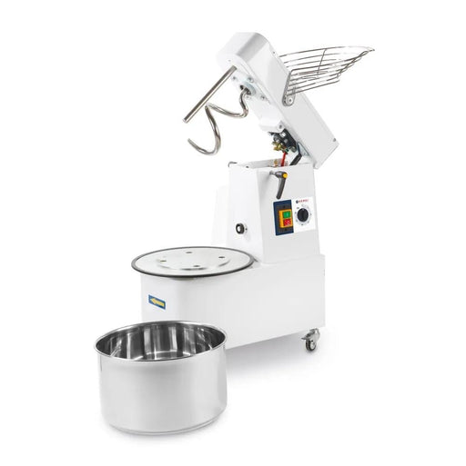 HENDI - Spiralmixer - Aufklappbarer Kopf, Abnehmbare Schüssel, 10L, 35 kg/h - HENDI - GastroDeals