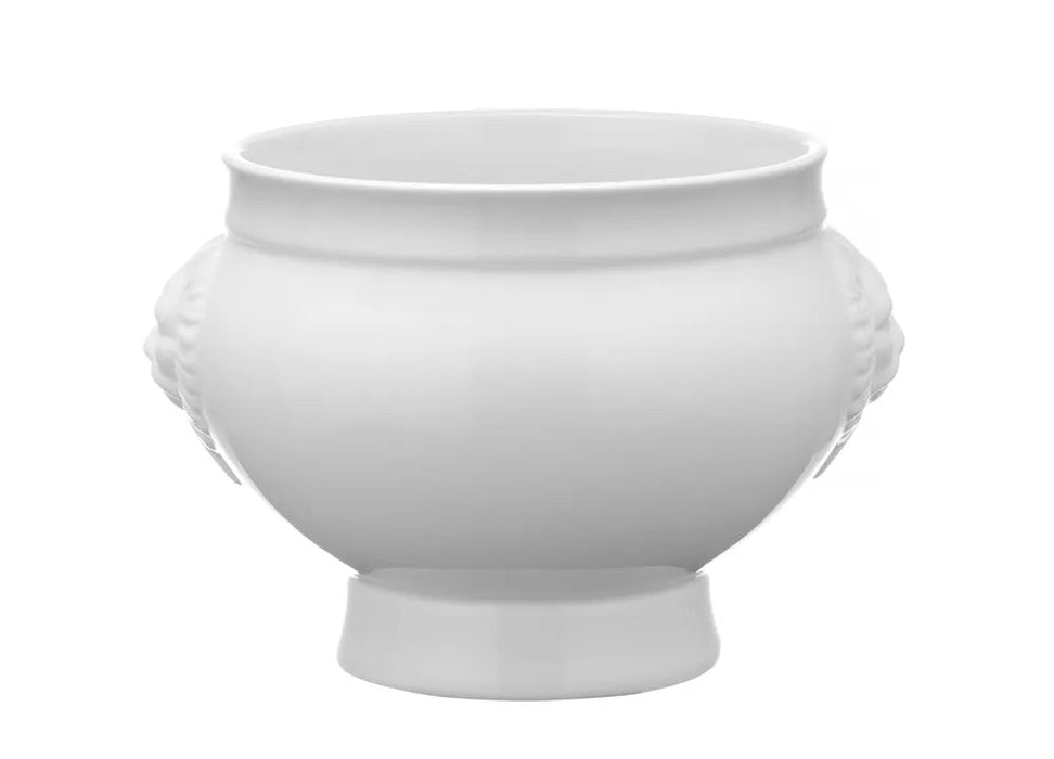 HENDI - Suppenschüssel - 2L, Ø215x155 mm, Porzellan, Weiß - HENDI - GastroDeals