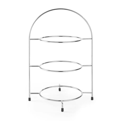 HENDI - Teller - Etagere - Verchromt, für Teller bis Ø 275 mm, 290x290x440 mm - HENDI - GastroDeals