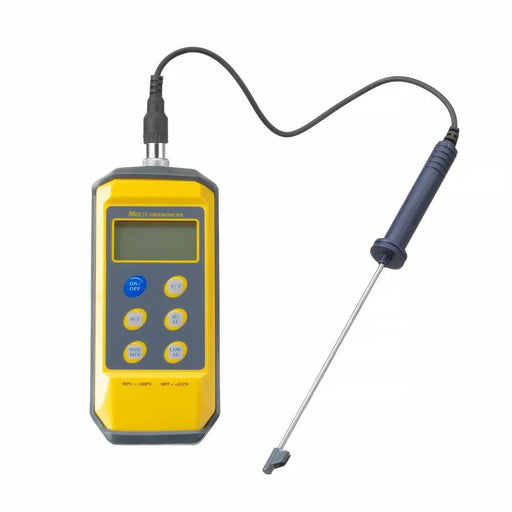 HENDI - Thermometer mit Digitalanzeige und Stiftsonde - 50ºC bis +300ºC, Haltefunktion, Edelstahlsonde - HENDI - GastroDeals