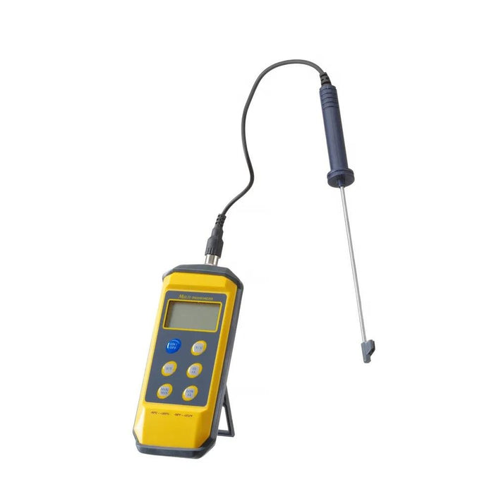 HENDI - Thermometer mit Digitalanzeige und Stiftsonde - 50ºC bis +300ºC, Haltefunktion, Edelstahlsonde - HENDI - GastroDeals