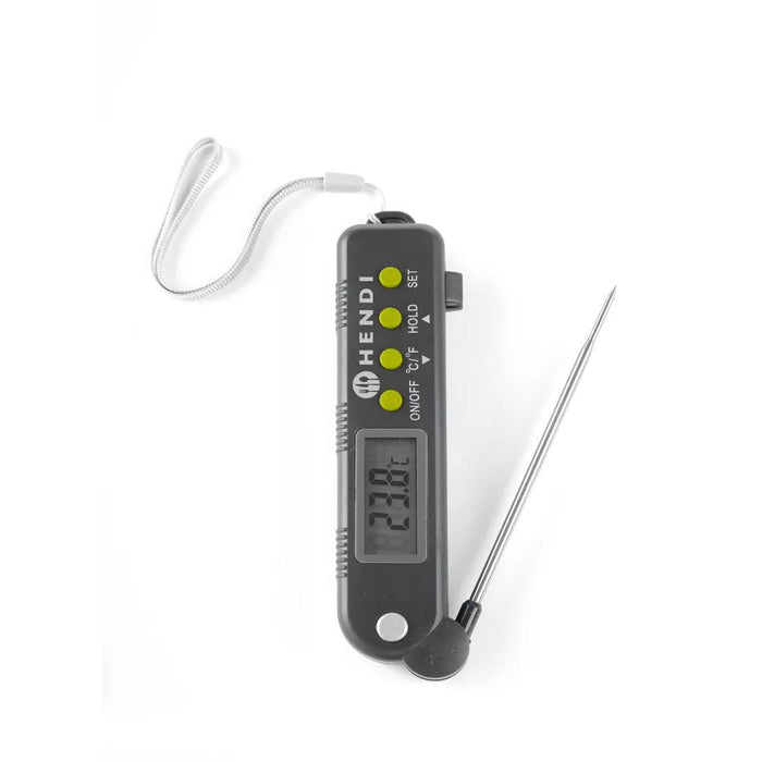 HENDI - Thermometer mit einklappbarer Sonde - Messbereich –50ºC bis +300ºC, Edelstahlsonde - HENDI - GastroDeals