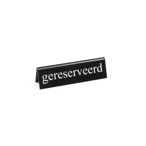 HENDI - Tischschild Reserviert/Gereserveerd - 130x30x38 mm, PMMA - HENDI - GastroDeals