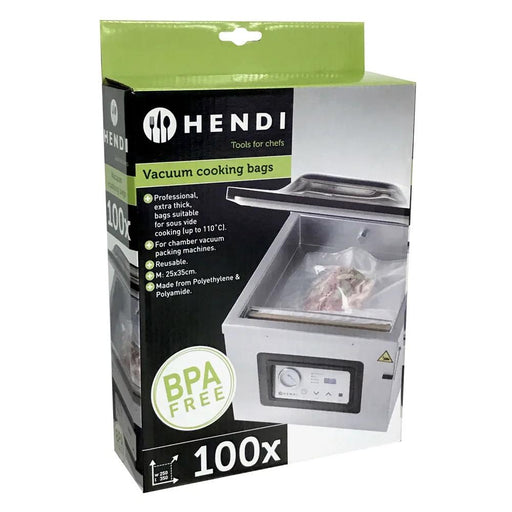 HENDI - Vakuum - Kochbeutel 350x250 mm - 100 Stk., Sous - Vide geeignet, 75 µm - HENDI - GastroDeals