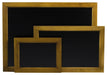 HENDI - Wandkreidetafel - Schwarz, Holzrahmen, 300x400 mm - HENDI - GastroDeals