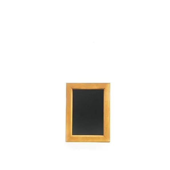HENDI - Wandkreidetafel - Schwarz, Holzrahmen, 300x400 mm - HENDI - GastroDeals