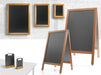 HENDI - Wandkreidetafel - Schwarz, Holzrahmen, 400x600 mm - HENDI - GastroDeals