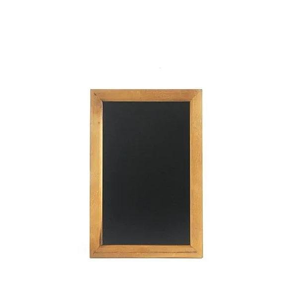 HENDI - Wandkreidetafel - Schwarz, Holzrahmen, 400x600 mm - HENDI - GastroDeals