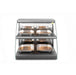 HENDI - Warmhaltevitrine mit Quarzheizung - 2 Regalböden, 650x485x630 mm, Edelstahl - HENDI - GastroDeals