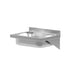 HENDI - Waschbecken - Edelstahl, 400x295x145 mm, Wandmontage - HENDI - GastroDeals