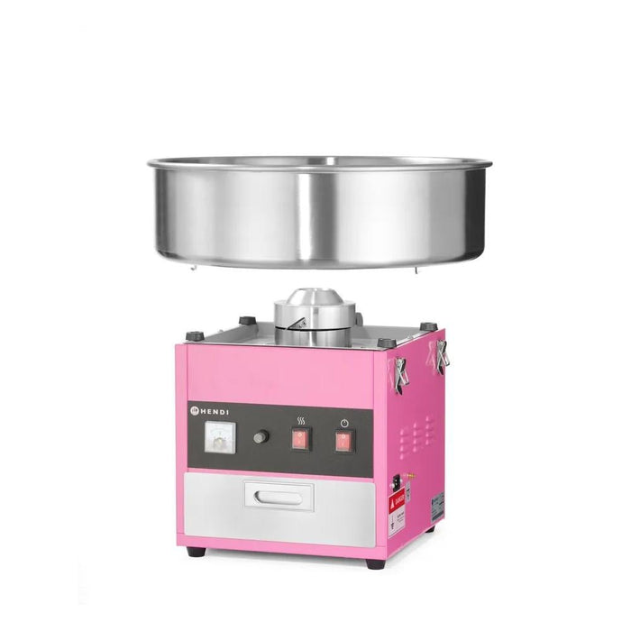 HENDI - Zuckerwattemaschine - 230V/1200W, Edelstahl, Rosa, 520x520x480 mm - HENDI - GastroDeals